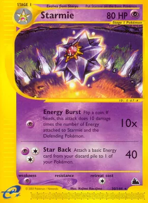 Starmie (30) from Skyridge