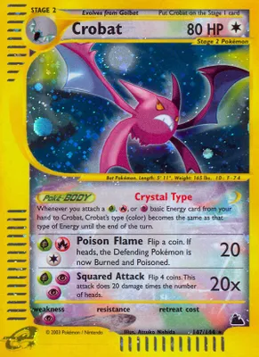 Crobat (147) from Skyridge