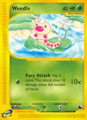 Weedle (114) from Skyridge