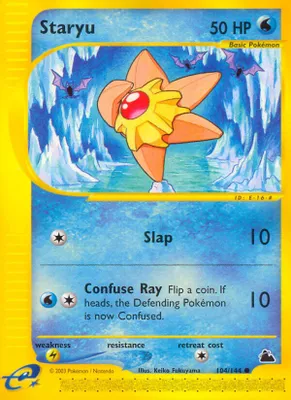 Staryu (104) from Skyridge