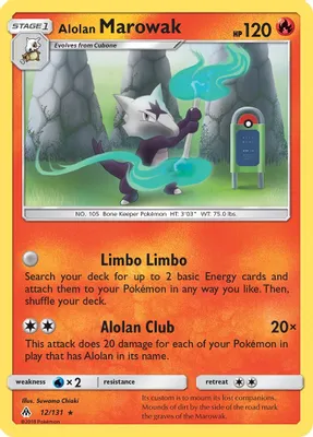 Alolan Marowak from SM - Forbidden Light
