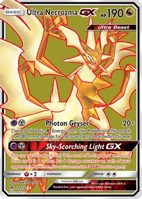Ultra Necrozma GX (Full Art) from SM - Forbidden Light