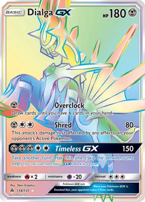 Dialga GX (Secret) from SM - Forbidden Light