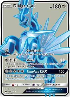 Dialga GX (Full Art) from SM - Forbidden Light