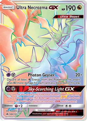 Ultra Necrozma GX (Secret) from SM - Forbidden Light