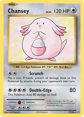 Chansey from XY - Evolutions