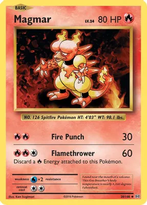 Magmar from XY - Evolutions