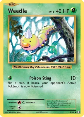 Weedle from XY - Evolutions