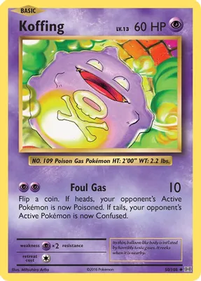 Koffing from XY - Evolutions