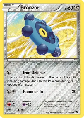 Bronzor from XY - Fates Collide