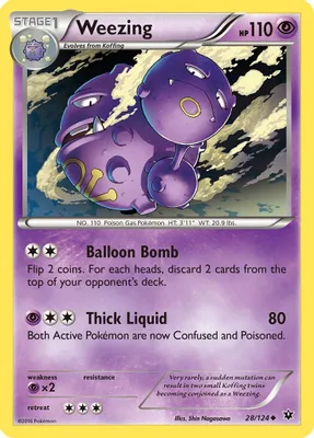 Weezing from XY - Fates Collide