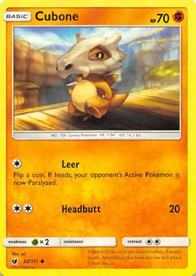 Cubone from SM - Crimson Invasion