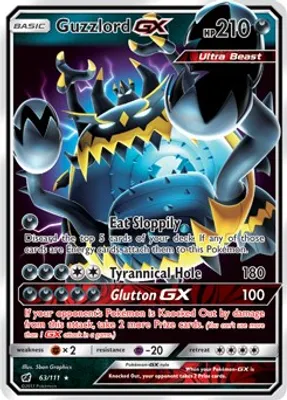 Guzzlord GX from SM - Crimson Invasion
