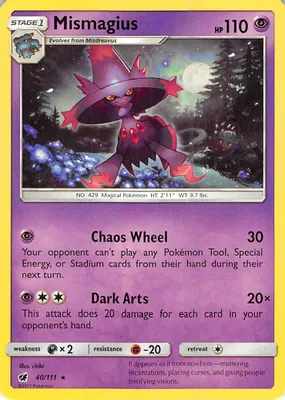 Mismagius from SM - Crimson Invasion