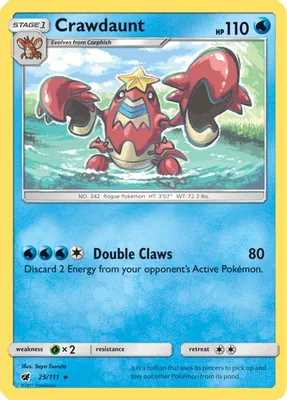 Crawdaunt from SM - Crimson Invasion