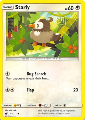Starly from SM - Crimson Invasion