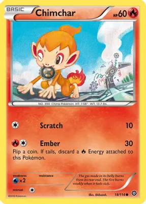 Chimchar from XY - Steam Siege