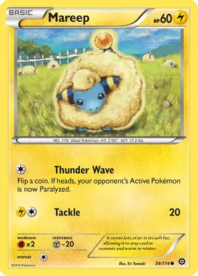 Mareep from XY - Steam Siege