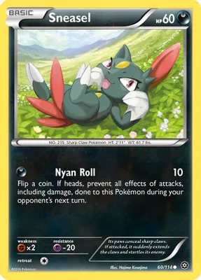 Sneasel from XY - Steam Siege