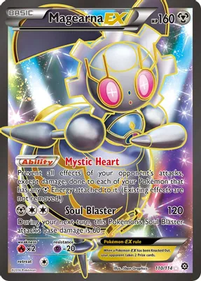 Magearna EX (Full Art) from XY - Steam Siege