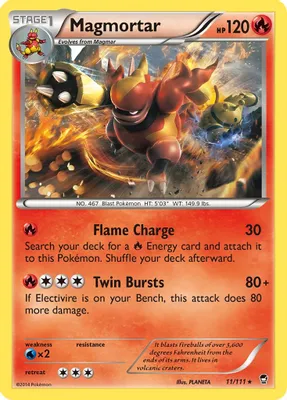 Magmortar from XY - Furious Fists
