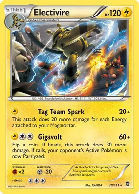 Electivire from XY - Furious Fists