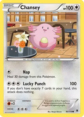 Chansey from XY - Phantom Forces
