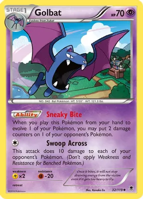 Golbat from XY - Phantom Forces