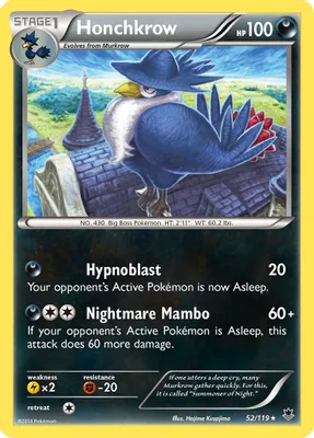 Honchkrow from XY - Phantom Forces