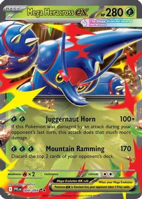 Mega Heracross ex - 004/094 from ME02: Phantasmal Flames