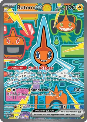 Rotom ex - 126/094 from ME02: Phantasmal Flames