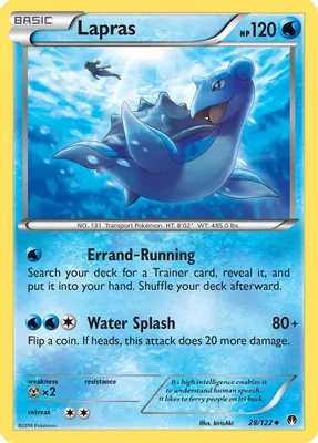 Lapras from XY - BREAKpoint
