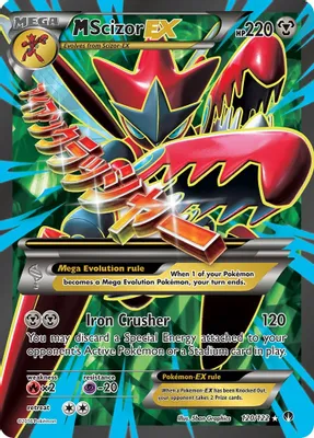 M Scizor EX (Full Art) from XY - BREAKpoint