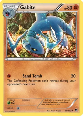Gabite from XY - BREAKpoint