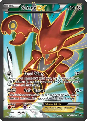 Scizor EX (Full Art) from XY - BREAKpoint