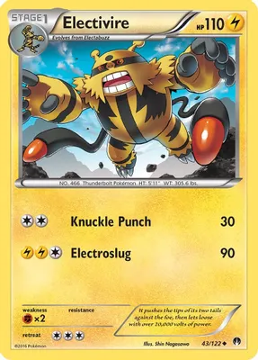 Electivire from XY - BREAKpoint