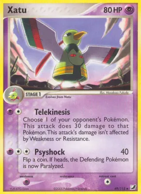 Xatu from EX Unseen Forces