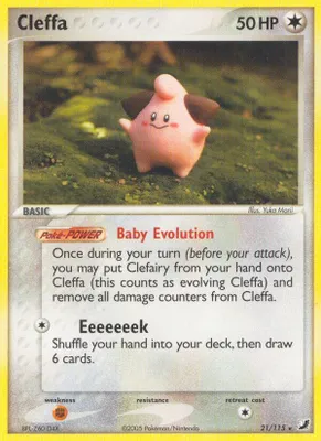 Cleffa from EX Unseen Forces