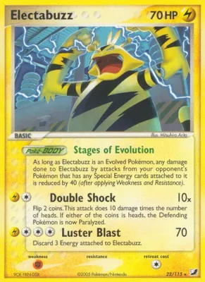 Electabuzz from EX Unseen Forces