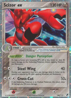 Scizor ex from EX Unseen Forces