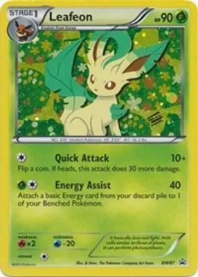 Leafeon - BW87 from Black and White Promos
