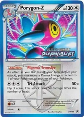 Porygon-Z (Team Plasma) - BW84 (Prerelease) from Black and White Promos