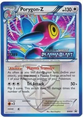 Porygon-Z (Team Plasma) - BW84 (Prerelease) [Staff] from Black and White Promos