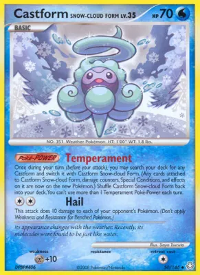 Castform Snow-Cloud Form from Legends Awakened