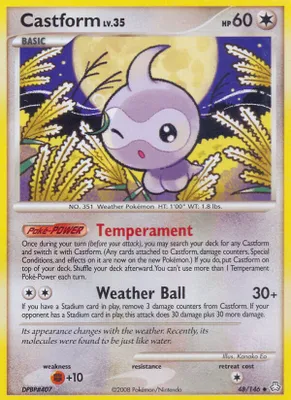 Castform from Legends Awakened
