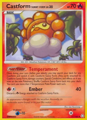 Castform Sunny Form from Legends Awakened