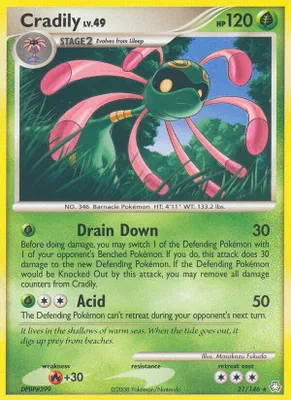 Cradily from Legends Awakened