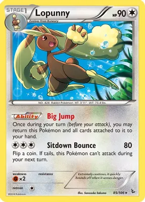 Lopunny from XY - Flashfire