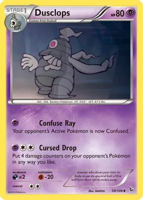 Dusclops from XY - Flashfire