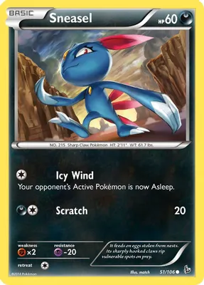 Sneasel (51) from XY - Flashfire